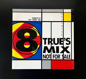 即決★非売品　自主盤 12inch TRUE’S MIX DEFINITE 京都クラブミックスレコード　DJ KOJI DEBBIE IMAI ディスコ