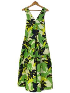 DRIES VAN NOTEN◆Floral satin maxi dress/グラフィック/ノースリーブワンピース/36/マルチカラー/花柄