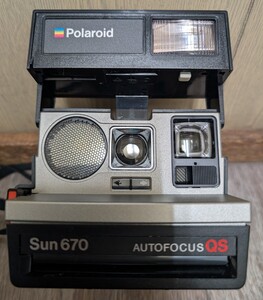 Polaroid カメラ Sun670 AUTOFOCUS QS