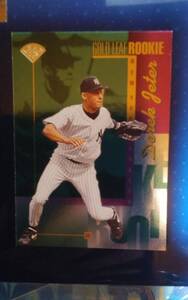 1996 DONRUSS LEAF New York Yankees 【DEREK JETER】 #211 GOLD LEAF ROOKIE