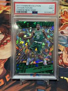 PSA9 2017 Panini Revolution JAYSON TATUM RC Chinese New Yaer ルーキーカード