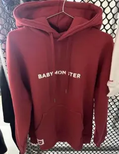 在庫確認必要　BABYMONSTER DRIP HORN パーカー 赤 Lサイズ