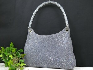 超美品◆miu miu ミュウミュウ◆アーカイブ◆スエード◆ハンド ショルダー バッグ◆グレー◆プラスチックハンドル◆ヴィンテージ◆N9343