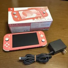 Nintendo Switch Lite 本体　コーラルピンク