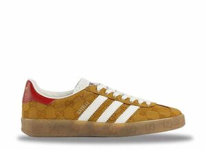 GUCCI adidas WMNS Gazelle "Beige/Brown" 24.5cm HQ7086