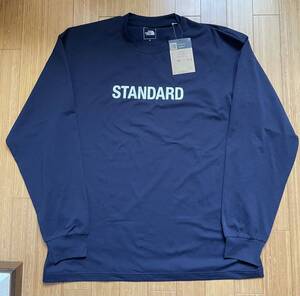 新品 ノースフェイス スタンダード standard ロンT XL ネイビー NT32331R L／S standard TEE Tシャツ