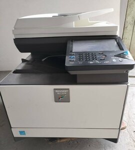 ■SHARP MX-C302W★印字約6408枚★無線LAN,両面対応！ 卓上A4カラー複合機 コピー・FAX・プリンタ・スキャナ 【D0611Z5BH】