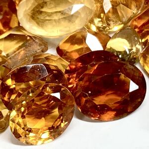 ■シトリンルースおまとめ■j約300ct ルース 裸石 宝石 ジュエリー jewelry citrine 黄水晶 quartz 水晶 クォーツ