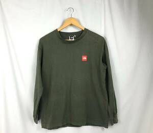 THE NORTH FACE　ザノースフェイス　長袖シャツ　ロングTシャツ　Sサイズ　　カーキ色　JTB-135