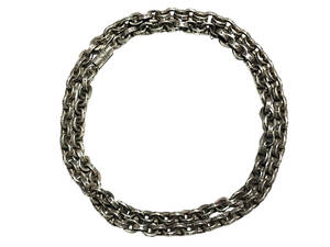 20インチ CHROME HEARTS クロムハーツ PAPER CHAIN 20 PPR CHN ペーパーチェーン ネックレス 14K SILVER925