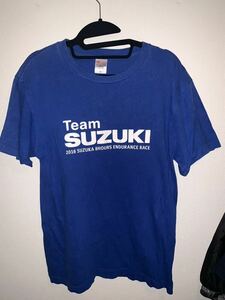 TEAM SUZUKI GSX レーサー Tシャツ Mサイズ オートバ　suzuka 2016 race ビンテージ エンデューロ 