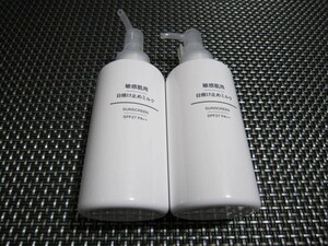 ☆新品未開封☆無印良品 敏感肌用 日焼け止めミルク 150ml×2セット 大人気商品☆