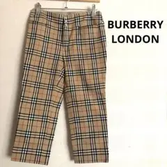 BURBERRY LONDON バーバリー パンツ ベージュ チェック柄 S