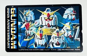 ネコポス アニメ 漫画系テレホンカード テレカ ガンダム 計7機 機動戦士ガンダム 大河原邦男 GUNDAM 20th ANNIVERSARY