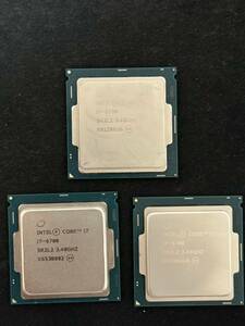 Intel Core i7 6700 インテル 動作確認済 3個