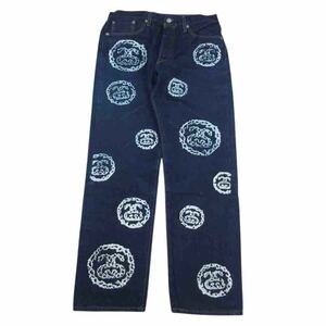 STUSSY ステューシー × LEVIS リーバイス DENIM TEARS デニムティアーズ 501 RED TAB DENIM レッドタブ デニム パンツ 赤耳 34【中古】