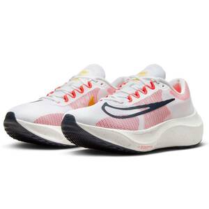 ☆NIKE ZOOM FLY 5 白/明赤/濃紺/黄 28.5cm ナイキ ズーム フライ 5 DM8968-100