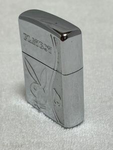 【104-13】1円〜 ZIPPO ジッポー アーマー プレイボーイ 10000個限定品 ライター 現状出品 喫煙 喫煙具 シルバー 同梱不可