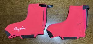 ★Rapha（ラファ） Overshoes　オーバーシューズ　Medium 　ハイビズピンク