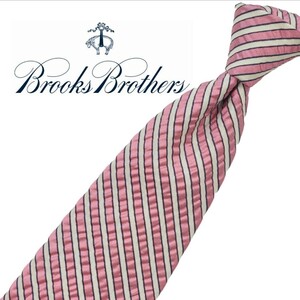 711/ BROOKS BROTHERS ブルックスブラザーズ 中古 ストライプ柄 ネクタイ