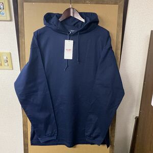 【新品】BEAMS ビッグデザイン シャツ生地パーカー Mサイズ