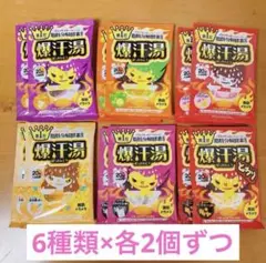 爆汗湯 ばっかんとう 入浴剤 6種類セット(6種類×各2個)