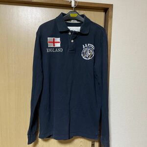 Abercrombie＆fitch長袖ポロシャツXLサイズ