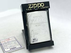 未使用 ZIPPO ジッポー 2004年 限定品 名車シリーズ TOYOTA ALTEZZA RS200 ライターシリアルナンバー有り