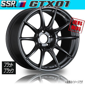 ホイール新品 4本セット SSR GTX01 フラットブラック 19インチ 5H114.3 8.5J+45 業販4本購入で送料無料