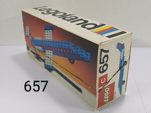 ６５７ 旅客機 Legoland レゴランド 1974年製 組立済み LEGO ヴィンテージ 長期保管 飛行機 航空機