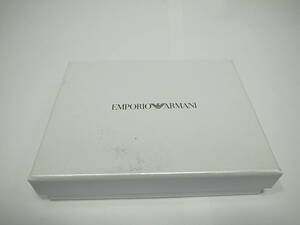 ■EMPORIO ARMANI エンポリオアルマーニ カードケース ブラック 未使用 良品