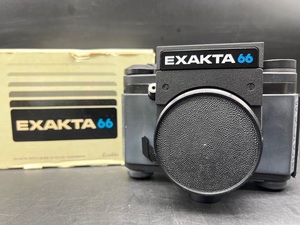 L208〔動作未確認〕EXAKTA 66 中判カメラ　元箱あり　MADE IN WEST GERMANY