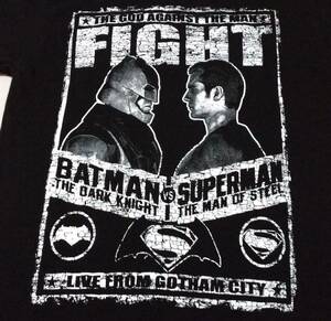 美品 USA製 BATMAN vs SUPERMAN Ｔシャツ　made in usa