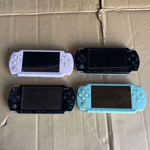 74 ゆうパック着払い発送　中古　現状品　SONY PSP 2000 本体 4台 PSP-2000