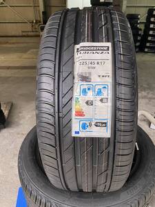 【法人宛限定送料無料】BSYD102915　BRIDGESTONE 225/45R17　91W　TURANZA T001 RFT MINI　1本　2021年製