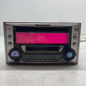 イクリプス ECLIPSE E3301CMT 2DIN カーオーディオ チューナー CD MD ラジオ フロントAUX RCA線 動作確認済み P61490