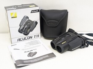 R231-N37-2509 Nikon ニコン ACULON T11 双眼鏡 8-24×25 ソフトケース付属 箱あり 現状品3