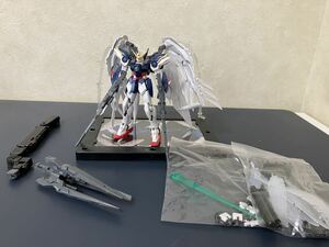 1円〜　同梱可　ガンプラ　ジャンク　RG ウィングガンダムゼロEW＆ドライツバーク　拡張エフェクトユニット　セラフィムフェザー　完成品