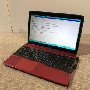 FUJITSU 富士通 LIFEBOOK AH53/M FMVA53MR Intel Core i7-4702MQ 2.20GHz DDR3 8GB メモリ搭載 BIOS起動OK 現状品