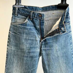 希少《 1980年製造 / 519 / W34 》80s【 Levis 519 濃淡ある色落ち デニム ジーンズ アメリカ製 ビンテージ 】