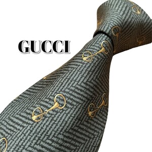 ★GUCCI★　グッチ　グリーン系　総柄　イタリア製