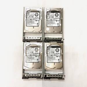 S6082862 DELL 600GB SAS 15K 2.5インチ HDD 4点【中古動作品】1017