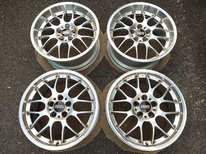 現行品 鍛造 BBS RS-GT DS-SLD ダイヤモンドシルバー 18インチ 8J+40 RS929H 9J+45 RS930H PCD114.3 5穴 4本