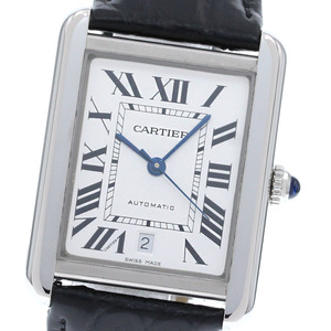 カルティエ CARTIER W5200027 タンクソロXL デイト 自動巻き メンズ _845717