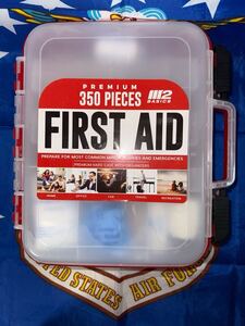 中古美品　MADE IN USA FIRST AID KID PREMIUM350 PEAICES GAUKE製　ミリタリー救急キット