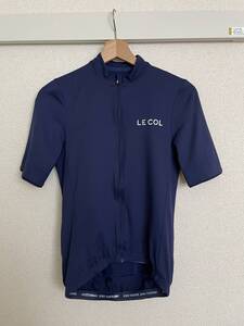 【美品】Le Col Hors Categorie 半袖ジャージ ネイビー Sサイズ