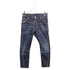 DSQUARED2 ディースクエアード 23SS Clasic Kenny Jean クラシック ケニージーンズ ウォッシュ加工 デニムパンツ S74LB1307 インディゴ