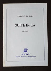セール！S.L.Weiss Suite in LA 楽譜