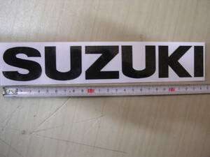 スズキ　SUZUKI　タンク　カウル　ステッカー　デカール　ロゴマーク　黒　24cm　RG　TS　カタナ　GSX　GS