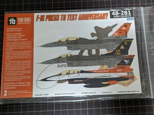 Twobobs 1/48 F-16 Press to Test Anniversary X-62 ハセガワ タミヤ キネティック トゥーボブス 48-281